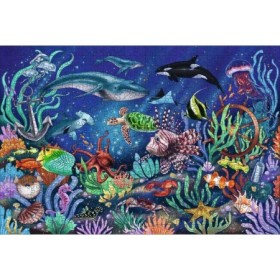 Puzzle Lemn Lumea Subacvatica, 500 piese Ravensburger - 1